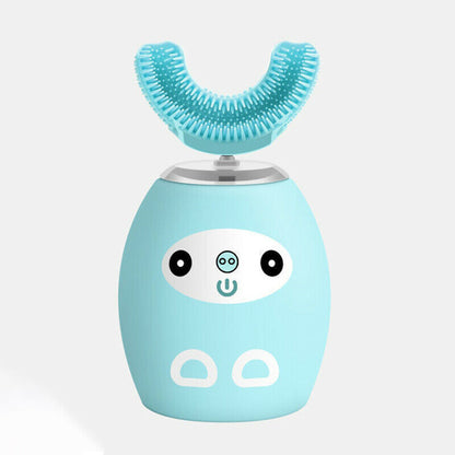 Children Kids Automatic Electric Toothbrush 360° U-Shaped Brush Teeth Cleaner