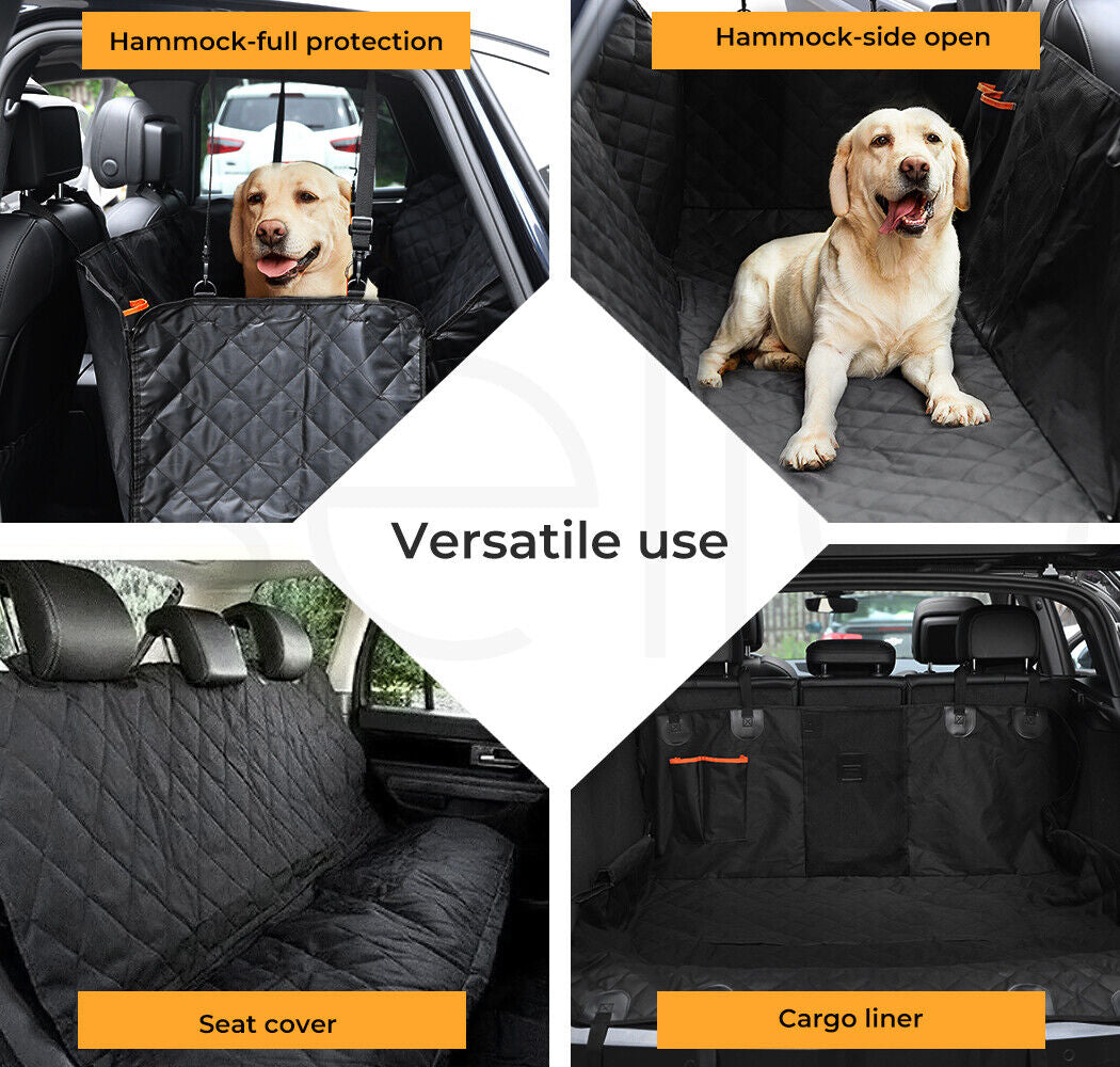 Pawz Pet Car Back Seat Cover Dog Waterproof Protector Hammock Nonslip Travel Mat