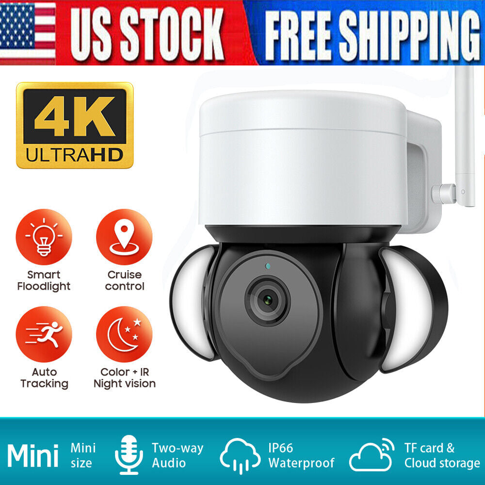 5MP PTZ Wireless Wifi Security Camera 10X Optical Zoom Auto Motion Tracking Tuya