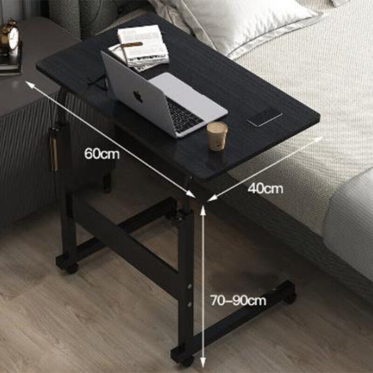 Mobile Laptop Desk Computer Table Stand Adjustable Bed Bedside Portable Study