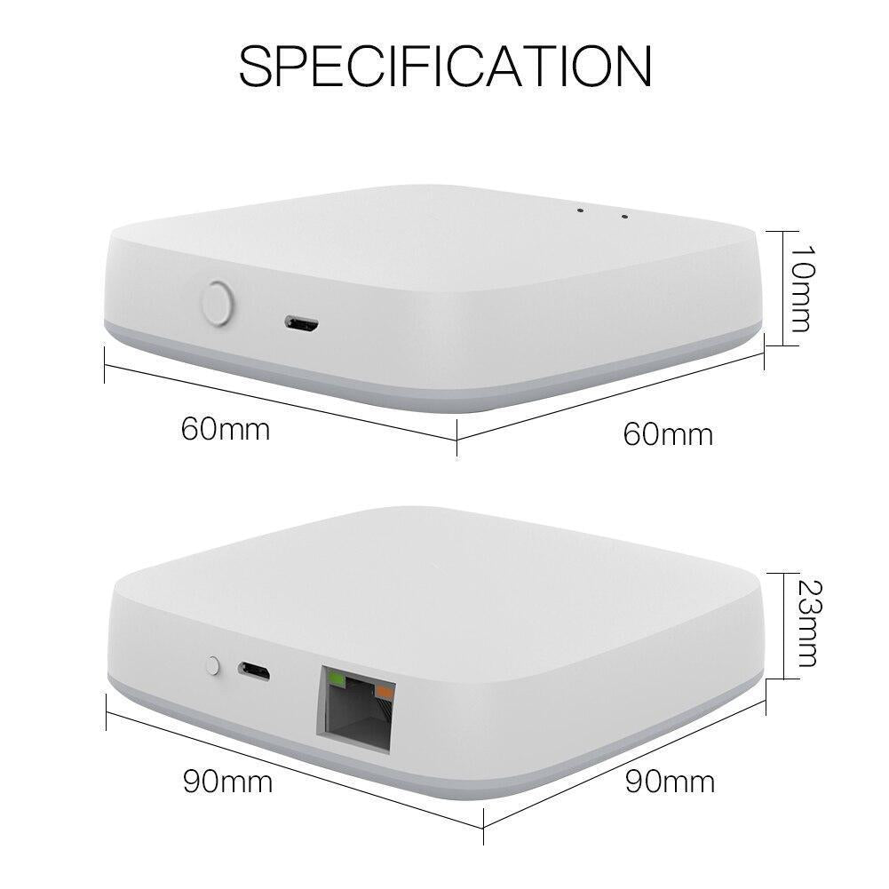 MOES Wireless Tuya Zigbee 3.0 Smart Gateway Hub Bridge Alexa Google Smart Life