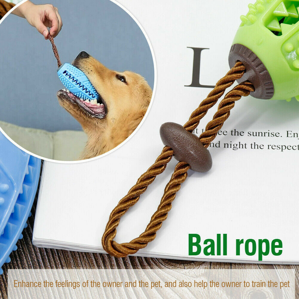 Dog Teeth Cleaning Pet Chew Toy Rope Toys Puppy Clean Tough Molar Bite Teething