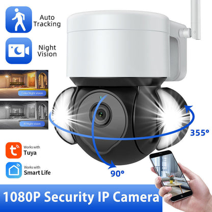 5MP PTZ Wireless Wifi Security Camera 10X Optical Zoom Auto Motion Tracking Tuya